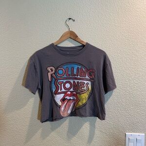 The Rolling Stones crop top